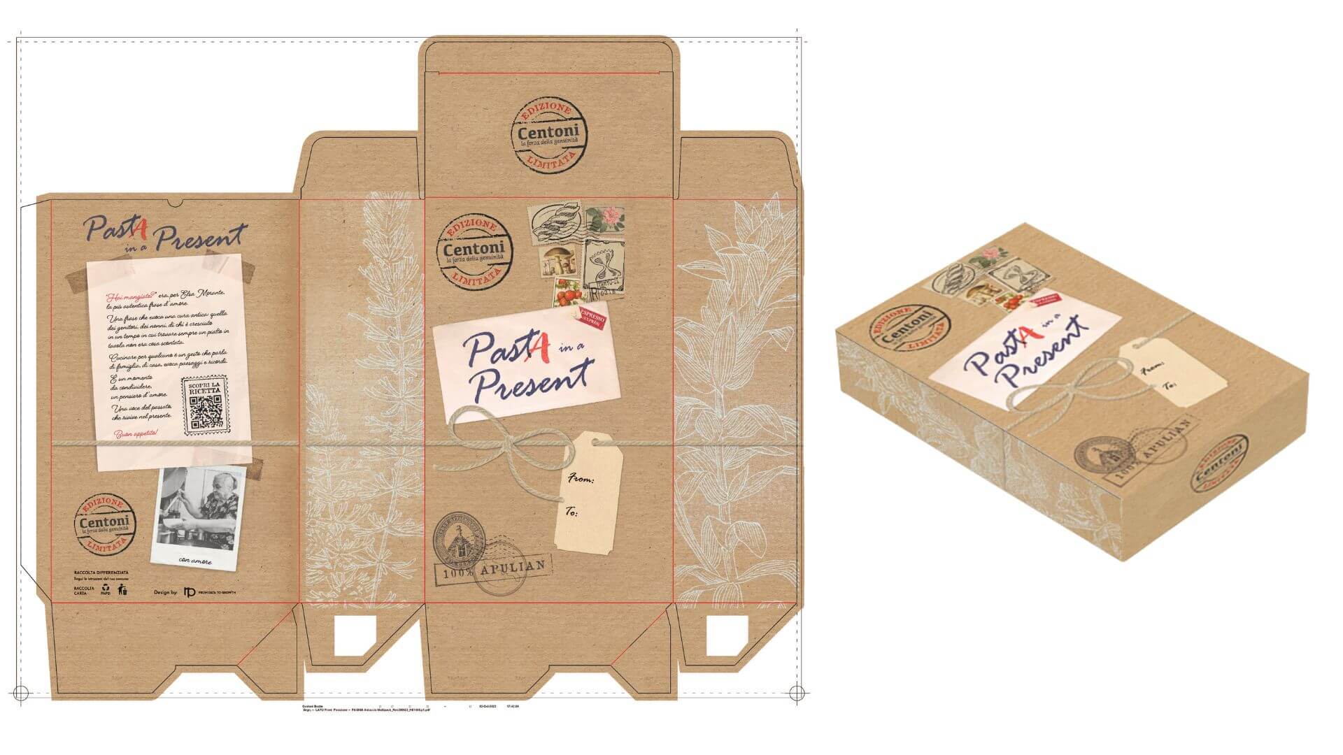 Centoni Pasta in a present