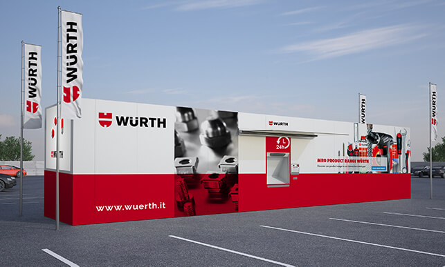 Smart locker Buybox in un ambiente retail phygital